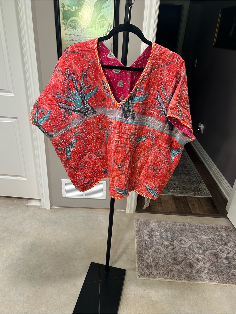 Kantha Cropped Top
